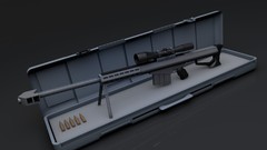 Guns snipers Barrett Rifles artwork