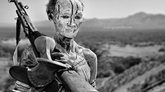 Guns soldiers Ethiopia SKS guerilla