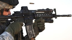 Guns soldiers military m4 eotech