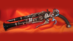 Guns steampunk clarinet