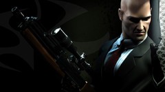 Guns suit hitman agent 47 Assassin video games sniper rifles 
