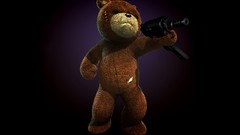 Guns teddy bears video games