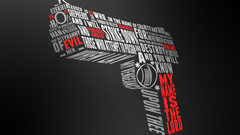 Guns Typography