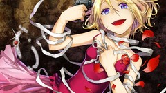 Guns vocaloid flower petals kagamine rin