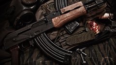 Guns weapons ak-47