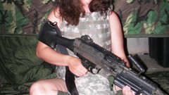Guns weapons army girls