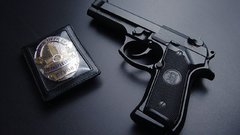 Guns weapons Beretta badges