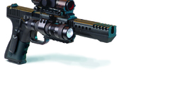 Guns weapons handguns white