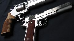 Guns weapons M1911 Smith