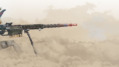 Guns weapons nekomimi green