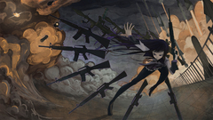 Guns weapons pantyhose mahou