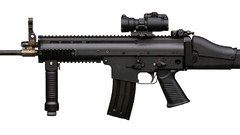 Guns weapons SCAR-L Aimpoint