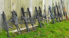 Guns weapons svd mp5