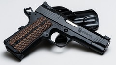 Guns white background pistols M1911