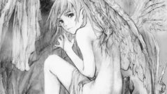 Haibane renmei monochrome Yoshitoshi