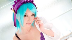 Hair band cosplay models