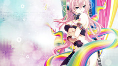 Hair rainbows Anime vocaloid