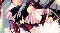 Hair ribbons anime girls