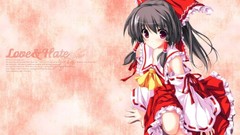 Hakurei reimu touhou miko detached sleeves Japanese clothes