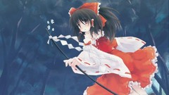 Hakurei reimu touhou miko detached sleeves Japanese clothes