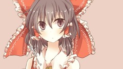 Hakurei reimu touhou miko detached sleeves shrine maiden outfit