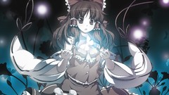 Hakurei reimu touhou miko video games detached sleeves Japanese 