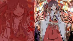 Hakurei reimu touhou miko video games detached sleeves Japanese 