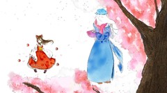 Hakurei reimu touhou saigyouji yuyuko miko video games