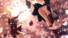 Hakurei reimu touhou shameimaru aya