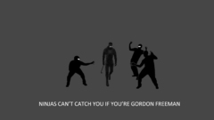 Half-life Gordon Freeman ninjas