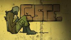 Half-life graffiti gas masks