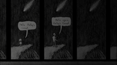 Halley comet here just