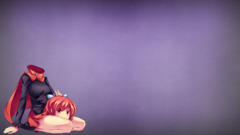 Halloween anime girls Anime Simple Background dullahan redhead