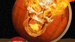 Halloween fire globe high