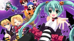 Halloween hatsune miku vocaloid megurine luka