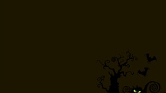 Halloween minimalistic artwork