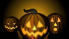 Halloween pumpkins artwork