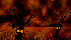 Halloween Trees terrible moon