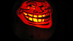 Halloween trollface