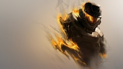 Halo artwork video games master chief