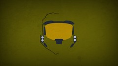 Halo minimalistic video games blo0p master chief