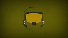 Halo minimalistic video games blo0p master chief