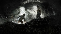 Halo tomb raider master chief grayscale