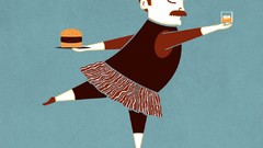 Hamburgers illustrations minimalistic artwork