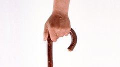 Hands cane Simple Background