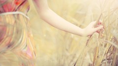 Hands flora warm colors