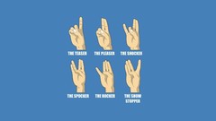Hands funny fingering sign language