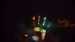 Hands help Typography