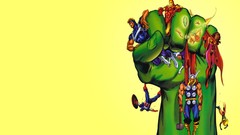 Hands Iron Man yellow background fists thor captain america The 