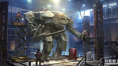 Hangar rough mecha Hawken